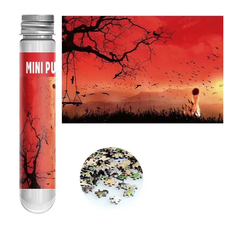 mini puzzle coloré I boutique1one Red Sun