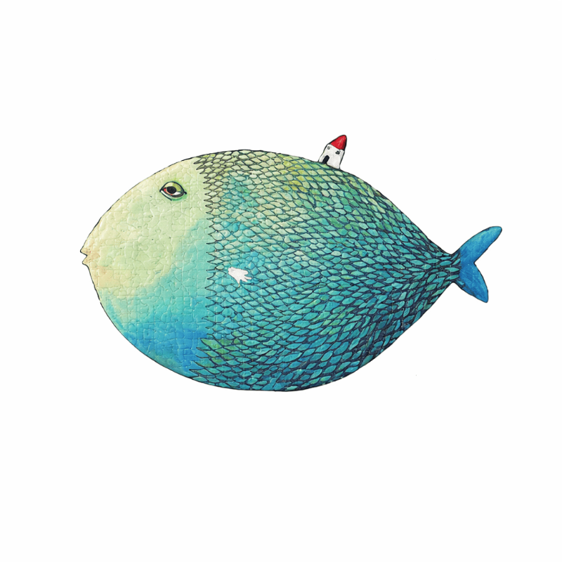 mini puzzle d'animaux magnifiques I Full Puzzle GROS POISSON