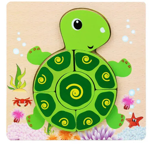 puzzle 3D animaux et autres I boutique1one Brown