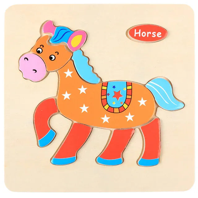puzzle 3D en anglais I boutique1one horse