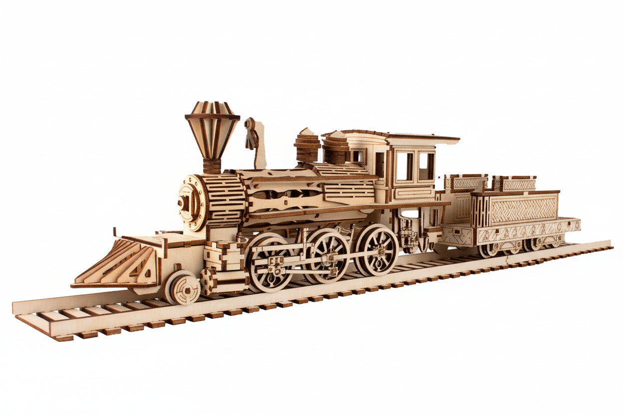 puzzle 3D train à vapeur et pont I boutique1one HB11 - Train