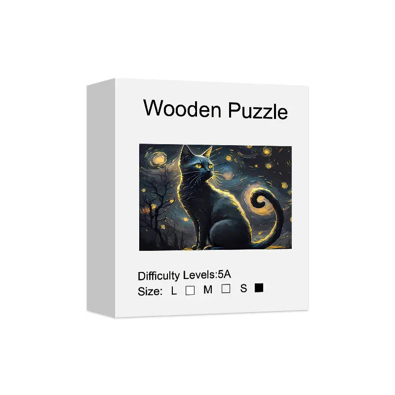 puzzle chat noir I boutique1one S