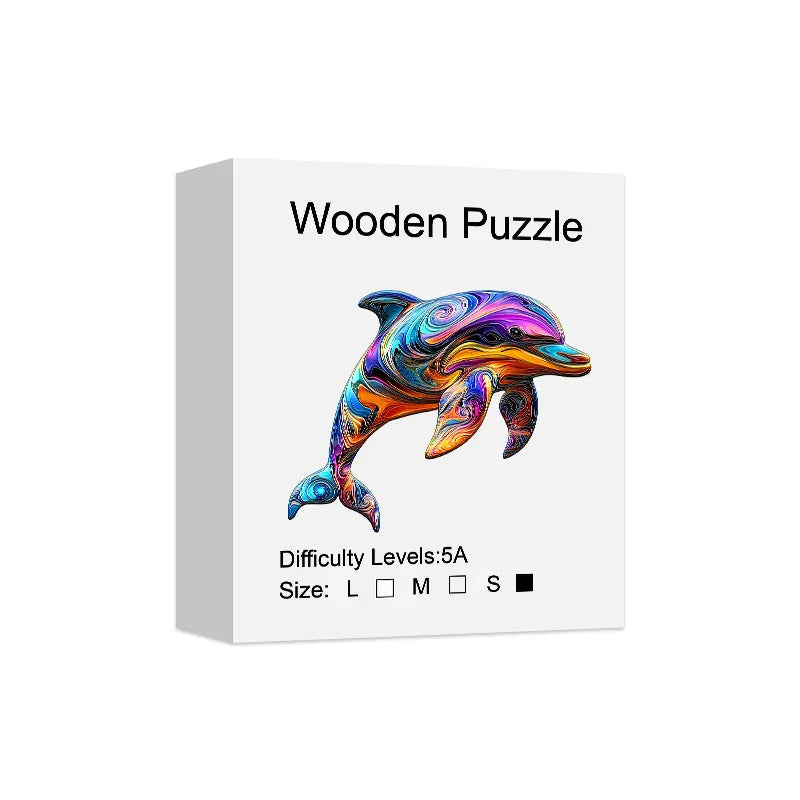 puzzle dauphin coloré I boutique1one S