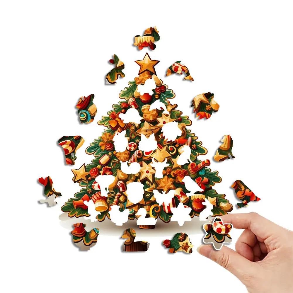puzzle en forme de sapin de noël I boutique1one