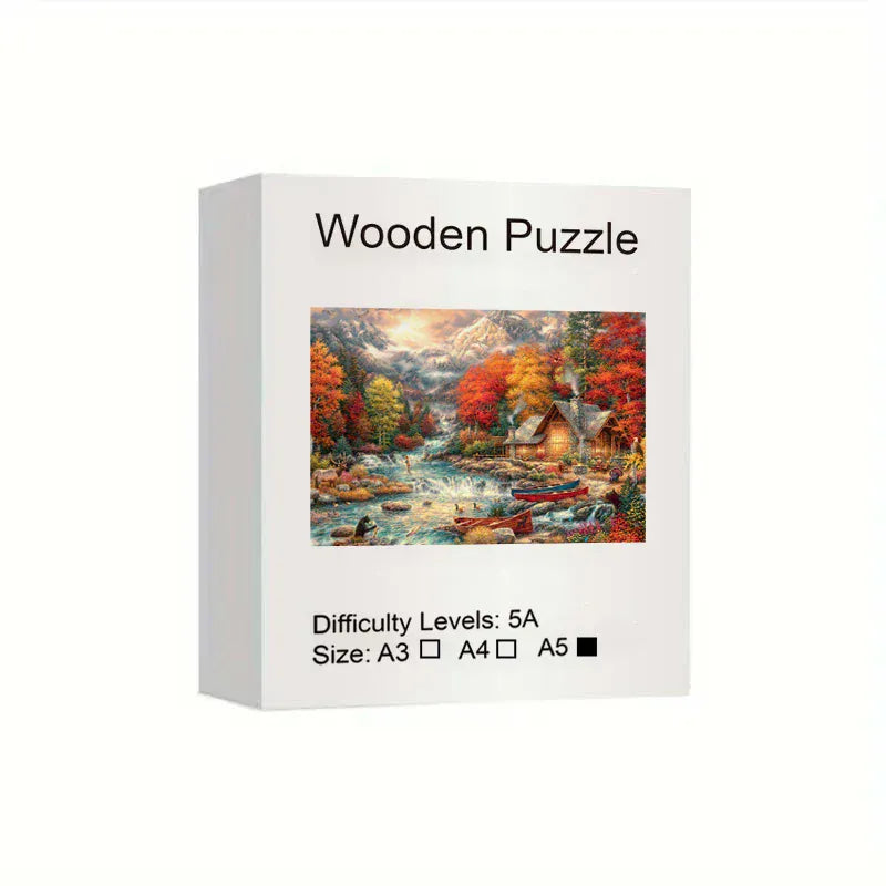 puzzle paysage d'automne I boutique1one A5