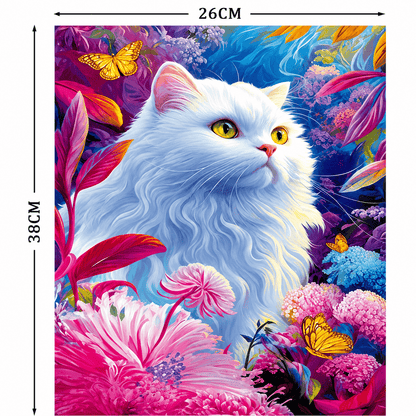 puzzle chat blanc I Full Puzzle