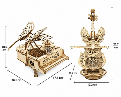 puzzle 3D en bois instrument de musique I Full Puzzle