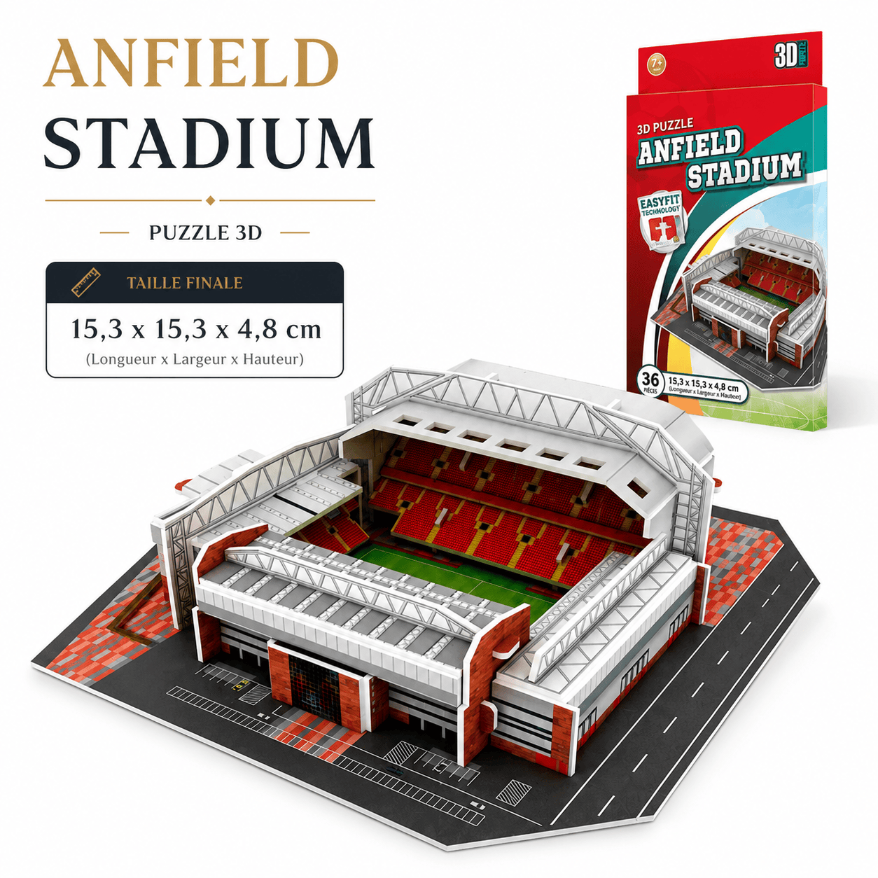 Puzzle 3D stade de foot I Full Puzzle