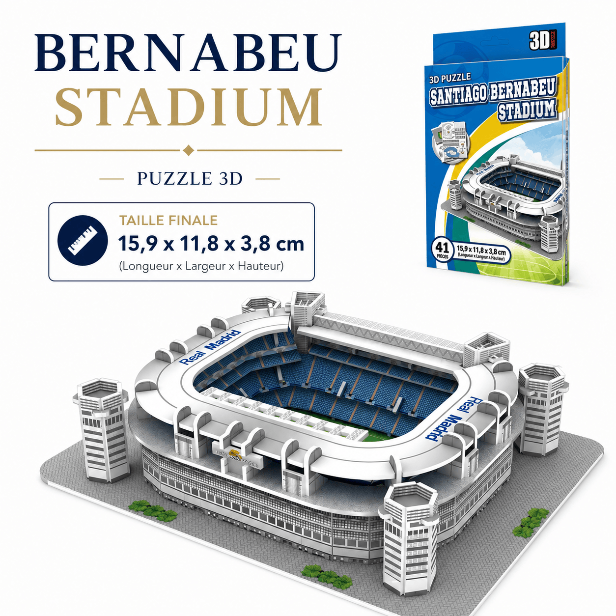 Puzzle 3D stade de foot I Full Puzzle