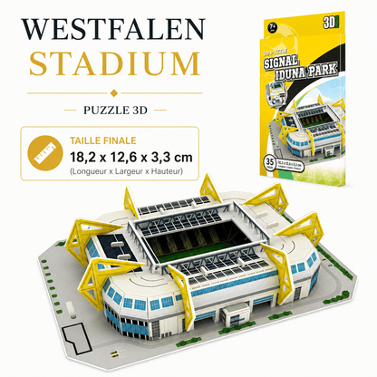 Puzzle 3D stade de foot I Full Puzzle