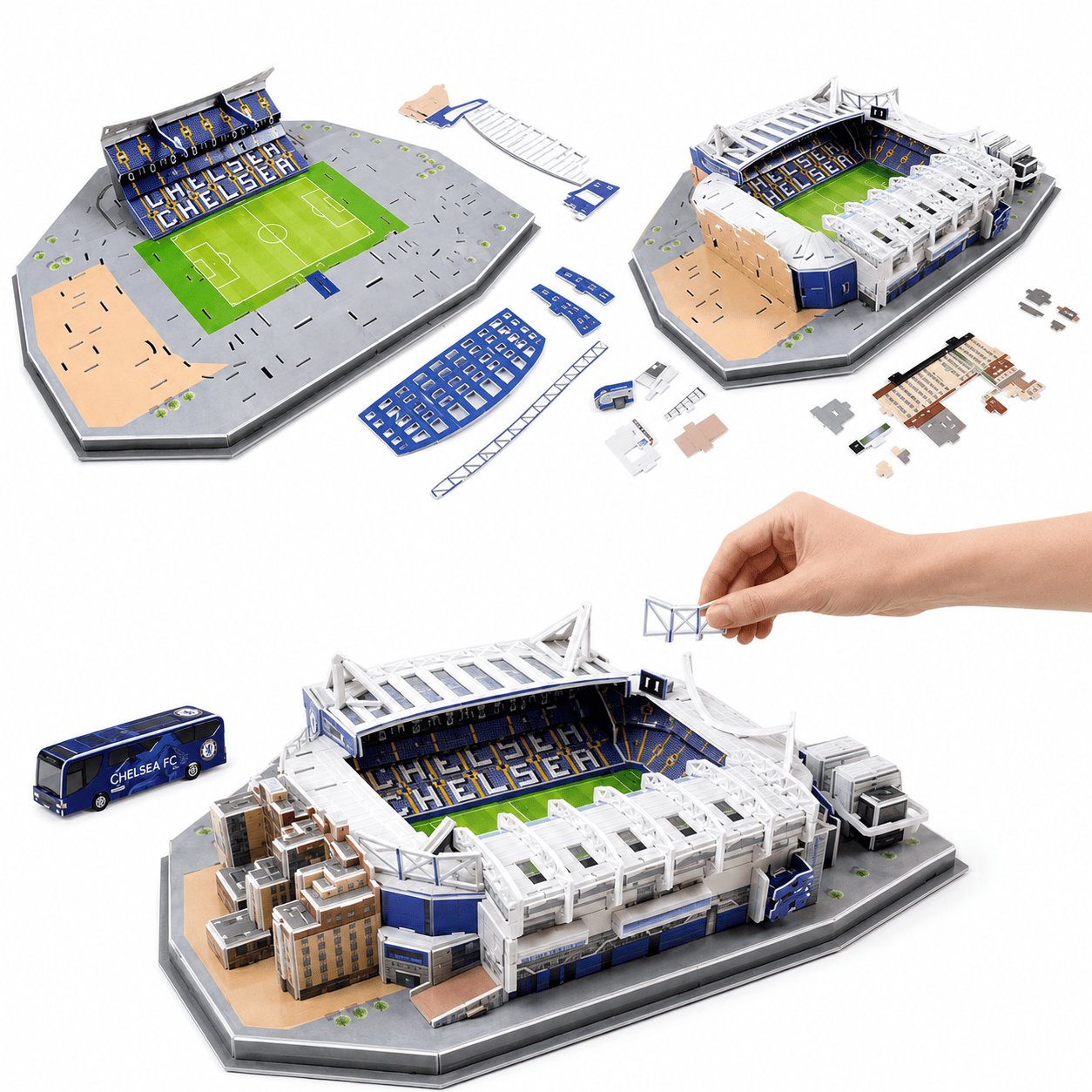 Puzzle 3D stade de foot I Full Puzzle