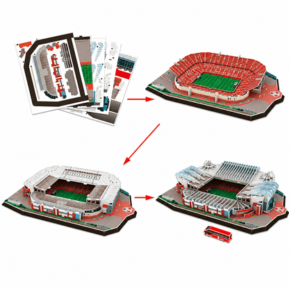 Puzzle 3D stade de foot I Full Puzzle