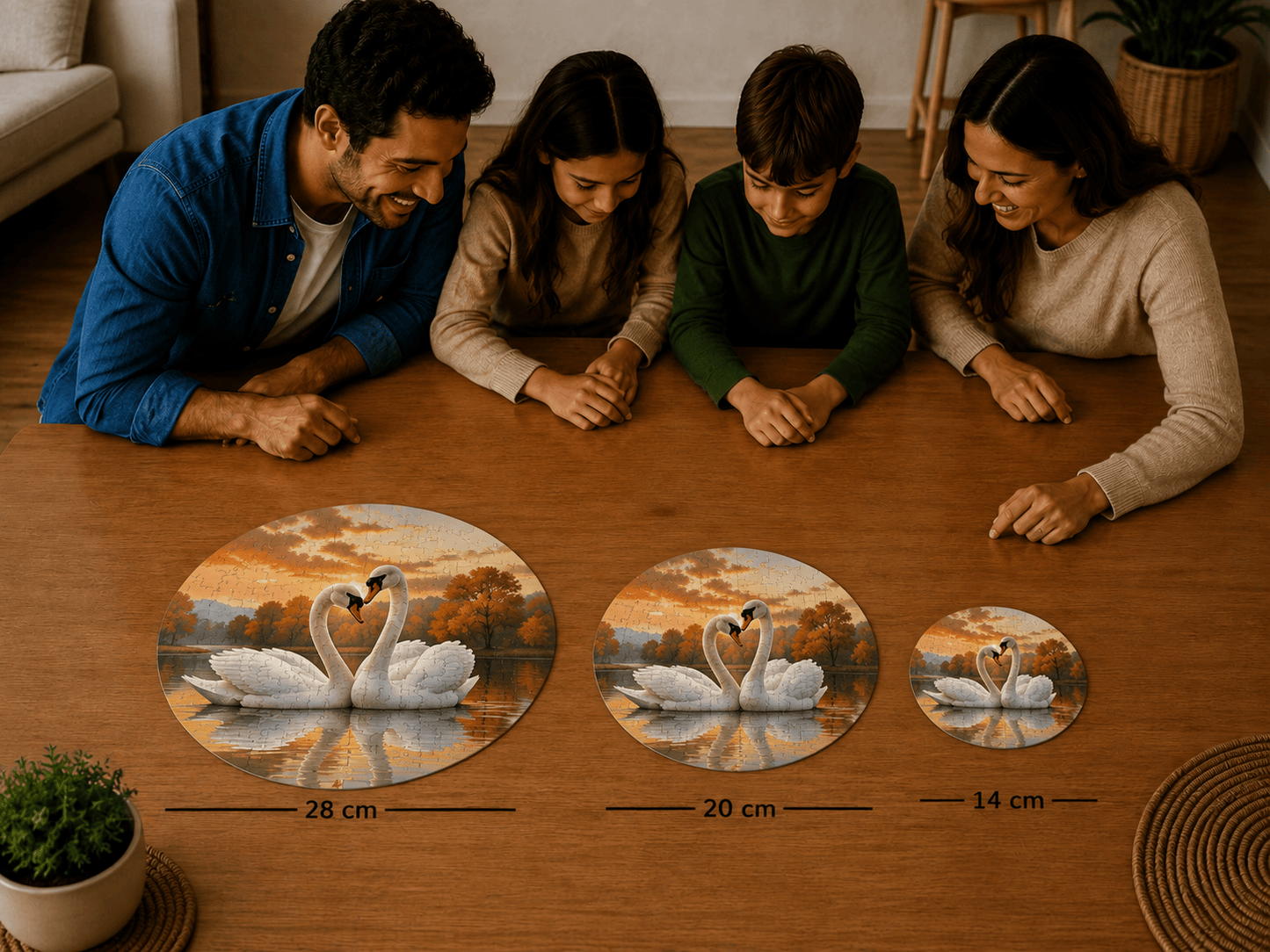 Puzzle cygnes I Full Puzzle