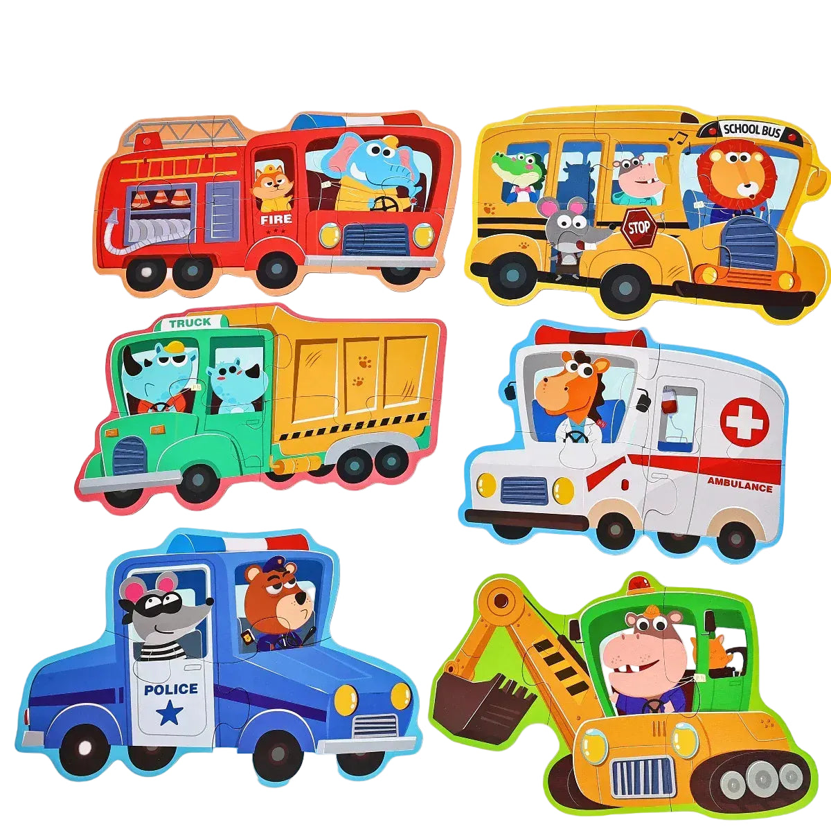 boite de 6 puzzle 5 ans I boutique1one