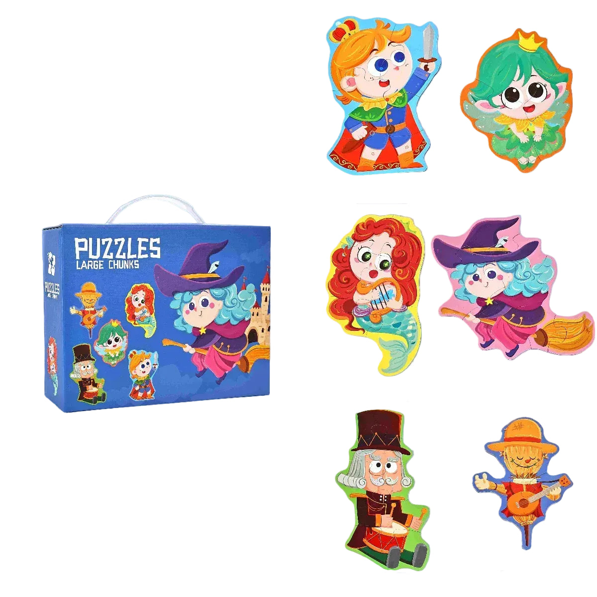 boite de 6 puzzle 5 ans I boutique1one Characters