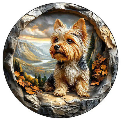 magnifique puzzle circulaire et de forme réaliste I Full Puzzle YORKSHIRE ≈50 PCS