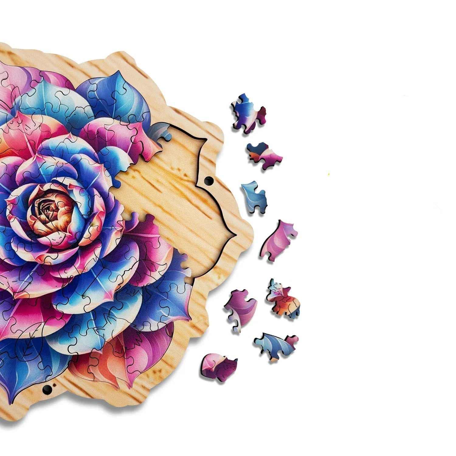 magnifique puzzle de fleur colorée I boutique1one Colorful flowers