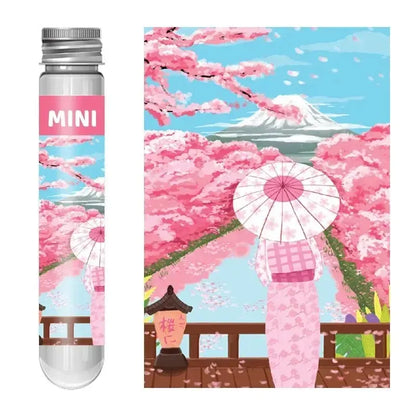 mini puzzle de différent modèle I Full Puzzle CERISIER JAPONAIS / 10cm/15cm-150 PCS