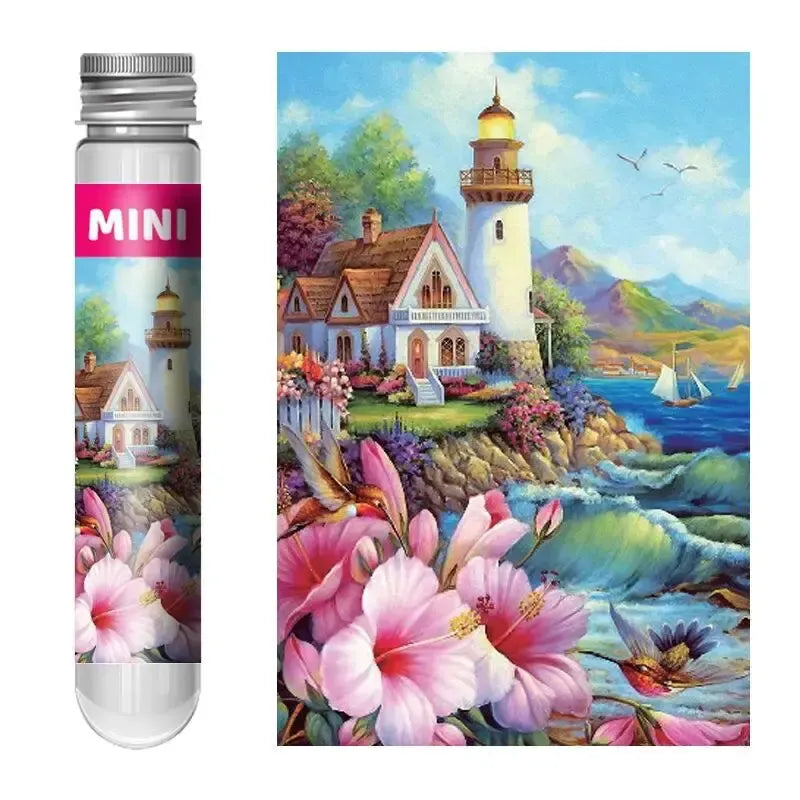 mini puzzle de jolie paysage I boutique1one Lighthouse