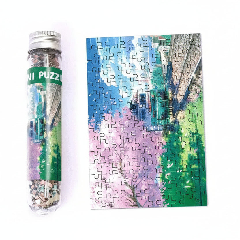 mini puzzle de jolie paysage I boutique1one Sakura Train