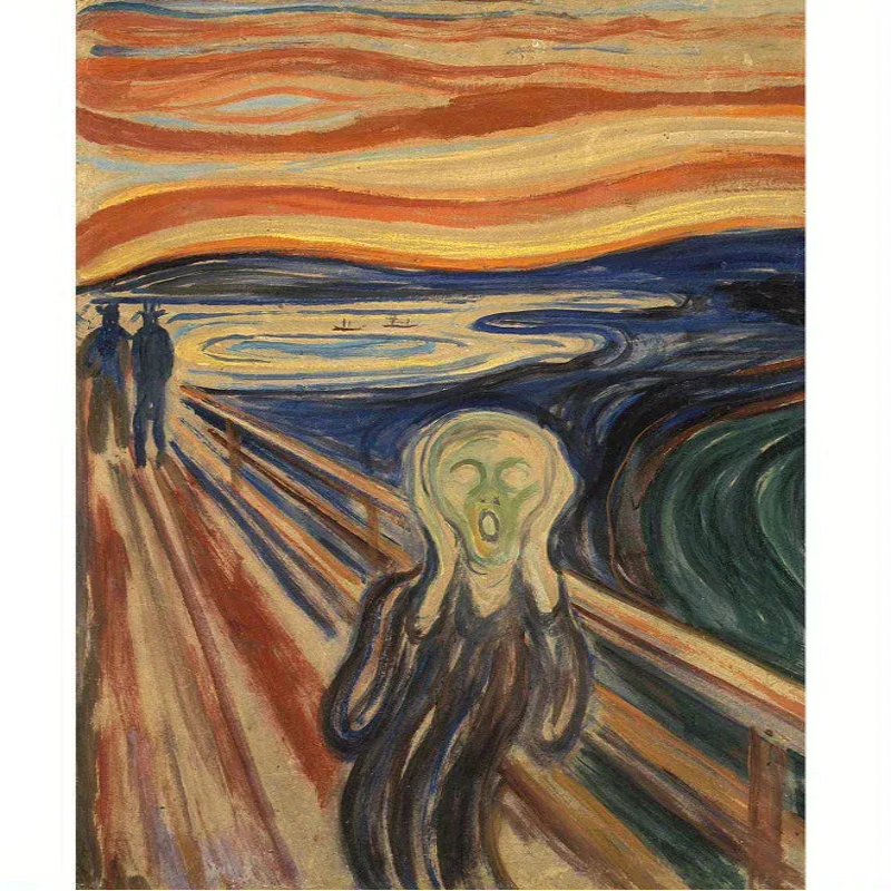 mini puzzle de peintre I boutique1one THE SCREAM