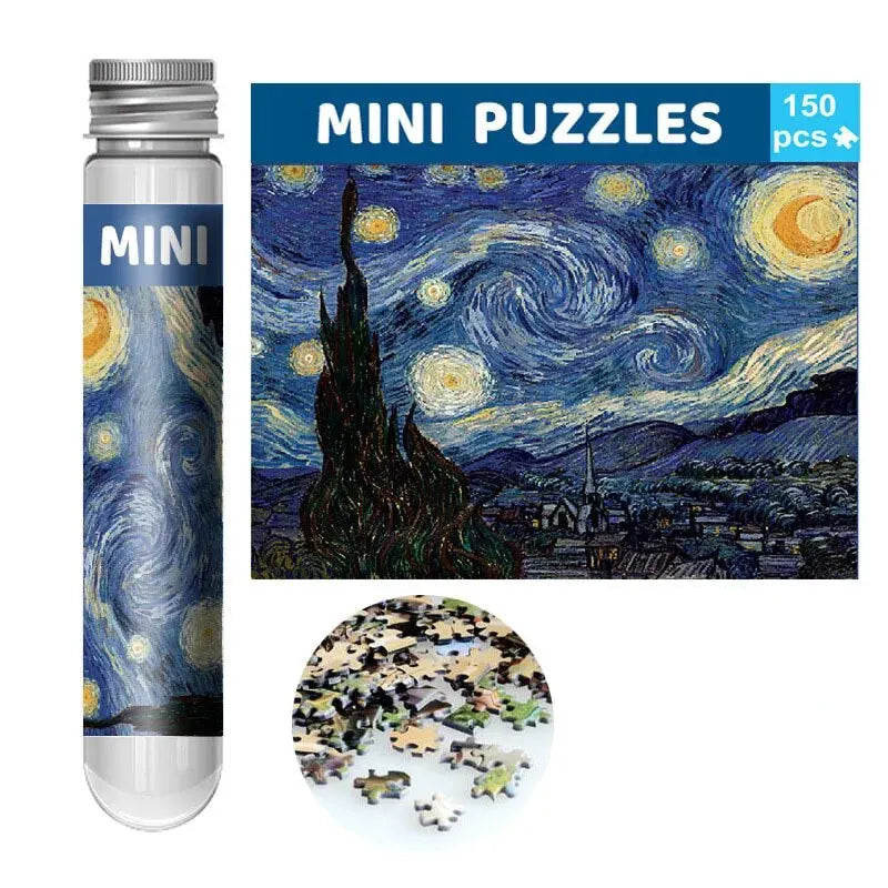 mini puzzle Joconde et autres peintures I boutique1one The Starry Night