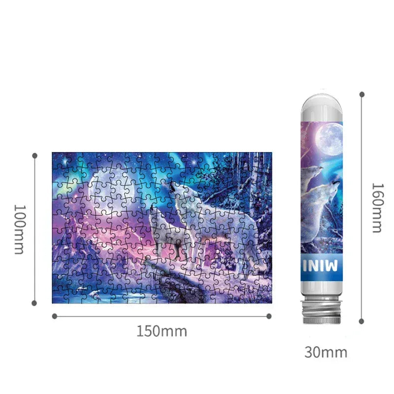 mini puzzle loup blanc I boutique1one C-033