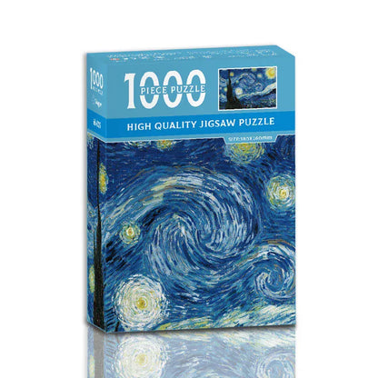 mini puzzle Van Gogh I Full Puzzle LA NUIT ÉTOILÉE / 38cm/26cm