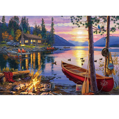mini puzzle varié I Full Puzzle BORD DE LAC