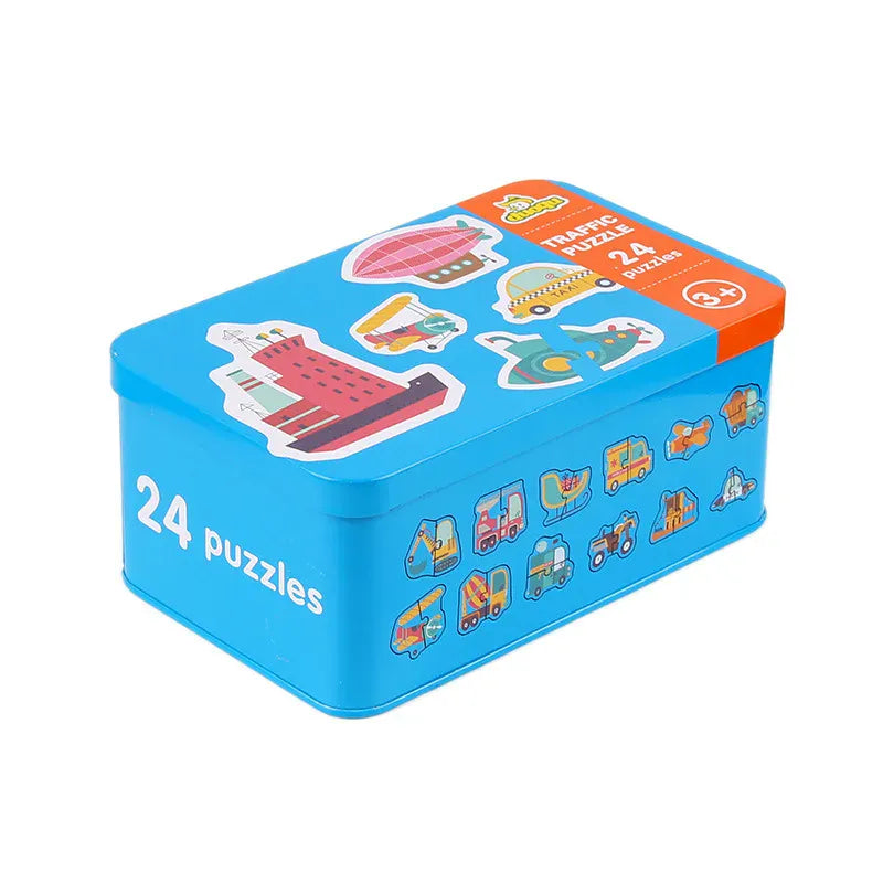 puzzle 2 pièces boite en métal I boutique1one