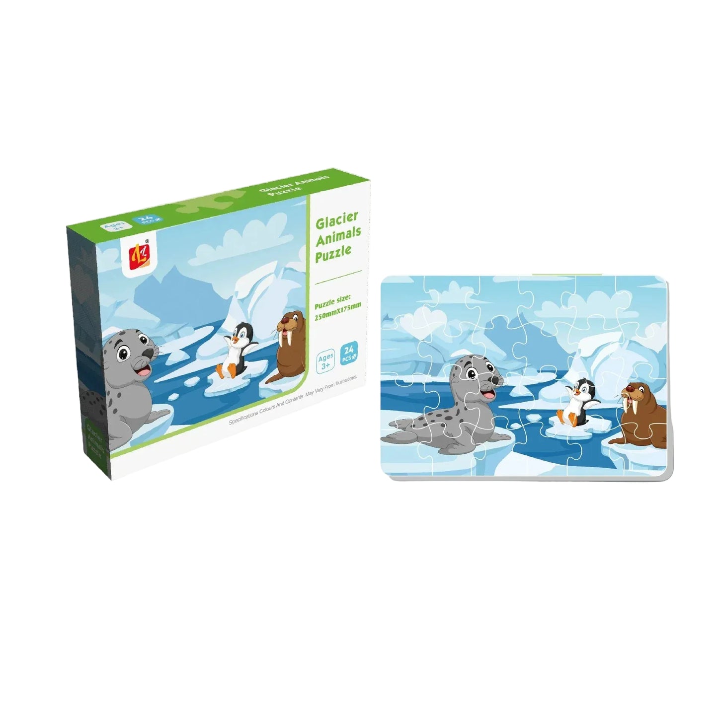 puzzle 24 pièces de différent modèle I boutique1one Glacier Animals