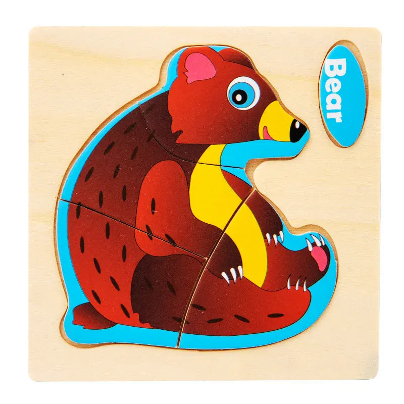 puzzle 3/4 pièces I boutique1one Bear
