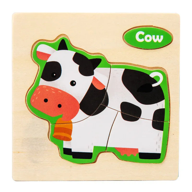 puzzle 3/4 pièces I boutique1one Cow