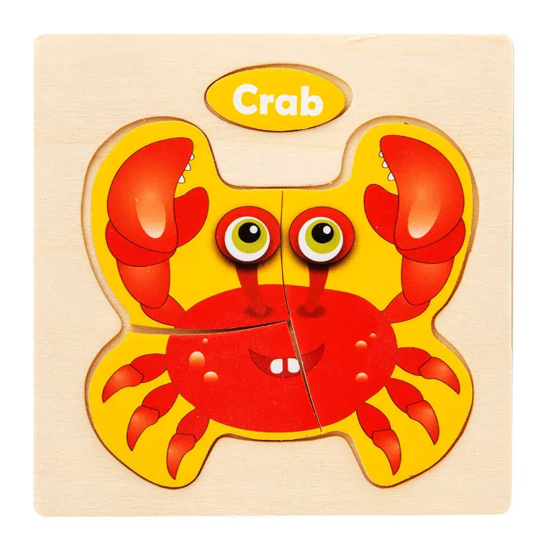 puzzle 3/4 pièces I boutique1one Crab