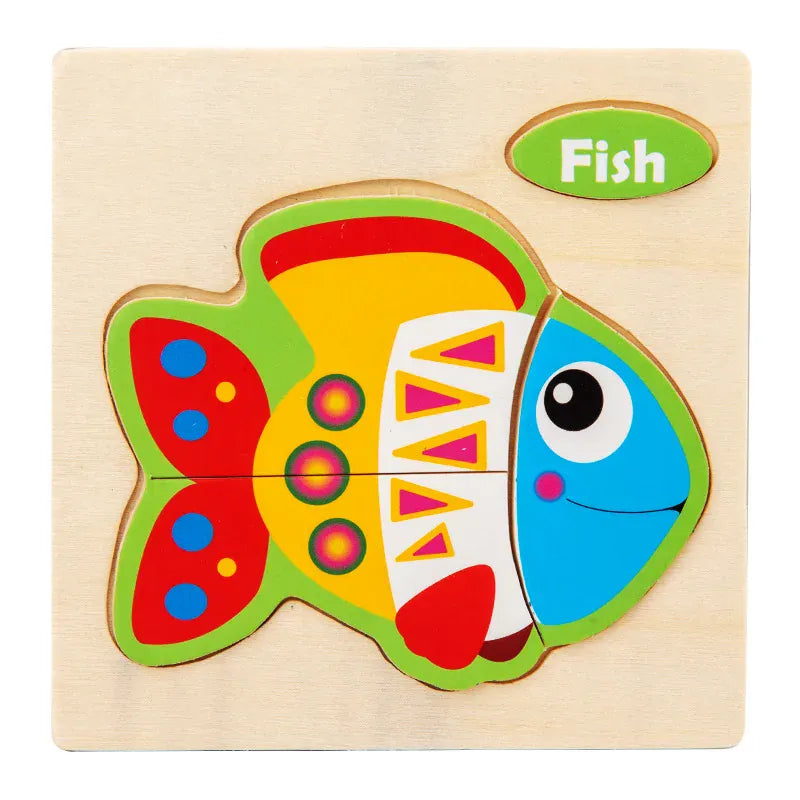 puzzle 3/4 pièces I boutique1one Fish