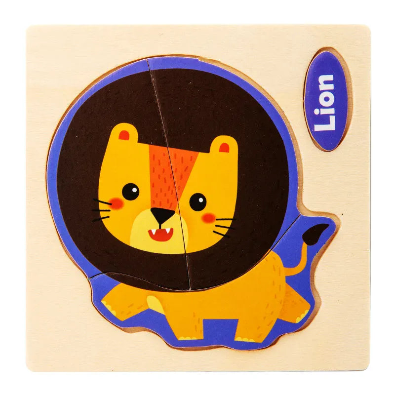 puzzle 3/4 pièces I boutique1one Lion