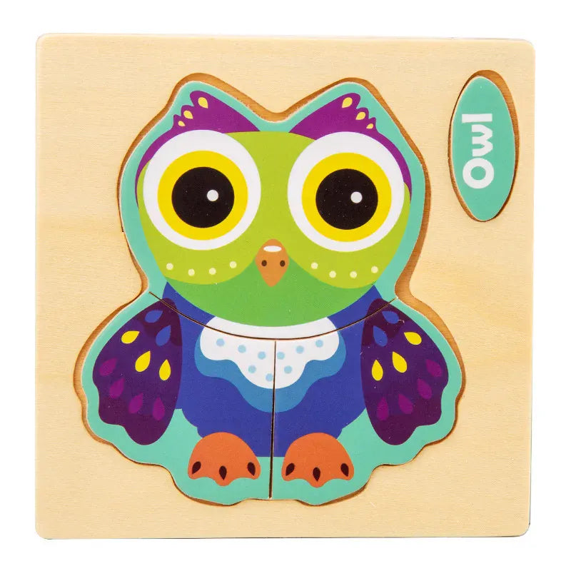 puzzle 3/4 pièces I boutique1one Owl