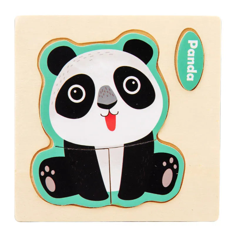 puzzle 3/4 pièces I boutique1one Panda