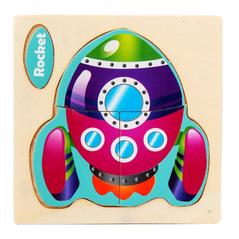 puzzle 3/4 pièces I boutique1one Rocket