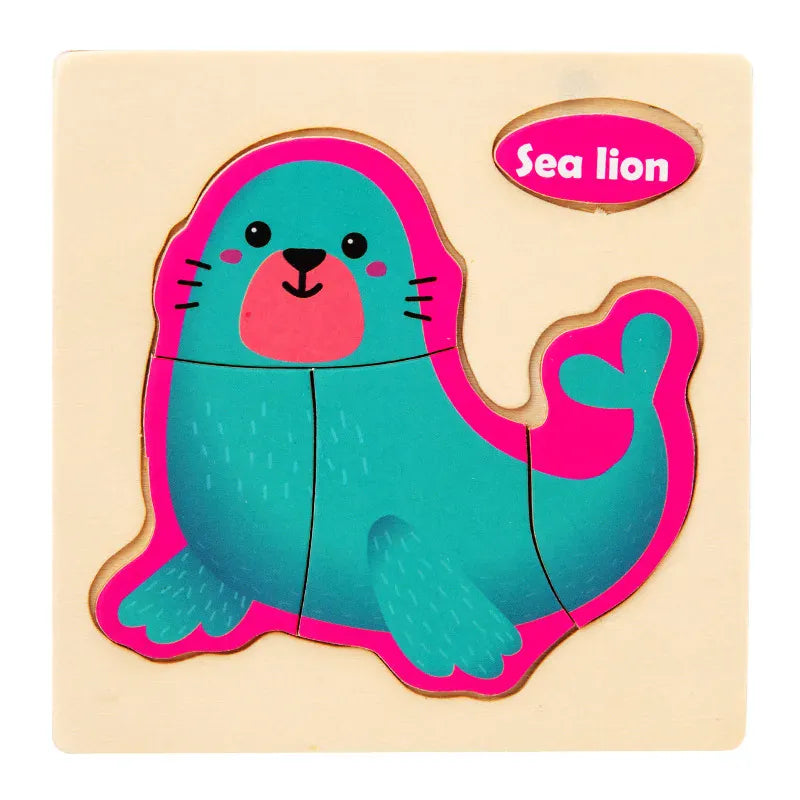 puzzle 3/4 pièces I boutique1one Seal