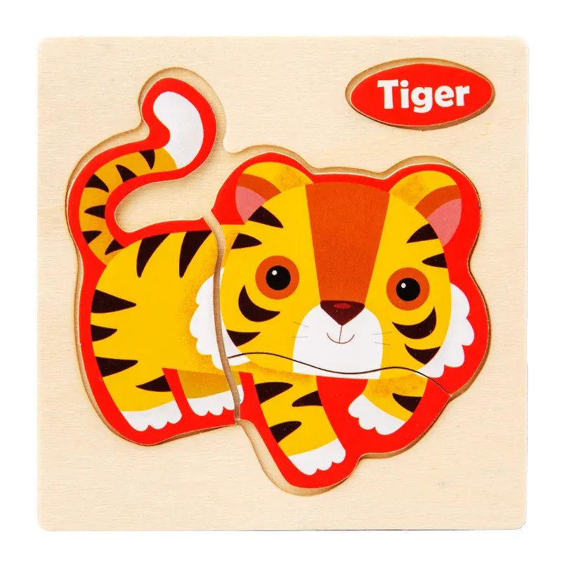 puzzle 3/4 pièces I boutique1one Tiger