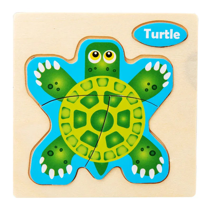 puzzle 3/4 pièces I boutique1one Tortoise