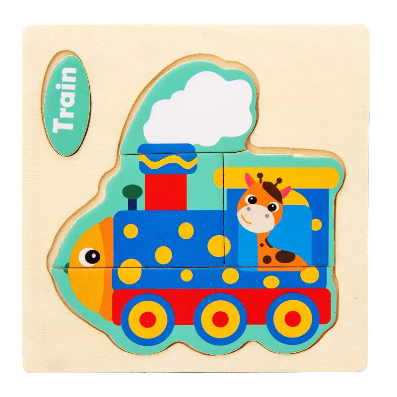 puzzle 3/4 pièces I boutique1one Train
