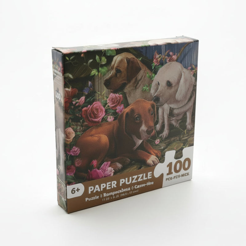 puzzle 3 magnifiques chiens I boutique1one Three Dogs