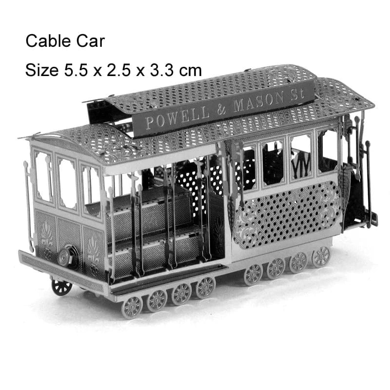 puzzle 3D automobile I boutique1one 73-Cable Car