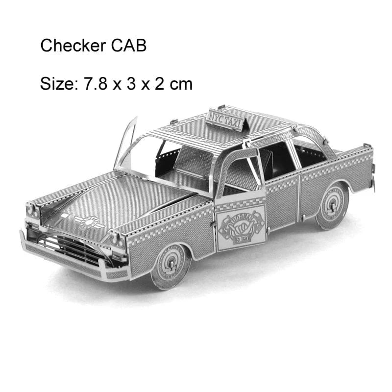puzzle 3D automobile I boutique1one 74-Checker CAB