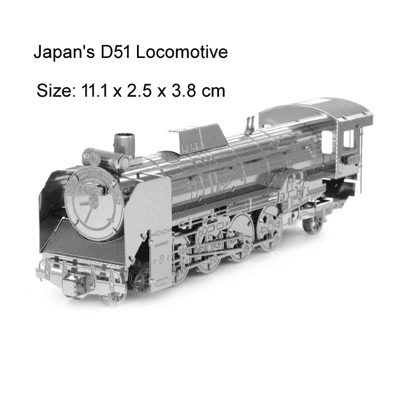 puzzle 3D automobile I boutique1one 81- D51 Locomotive