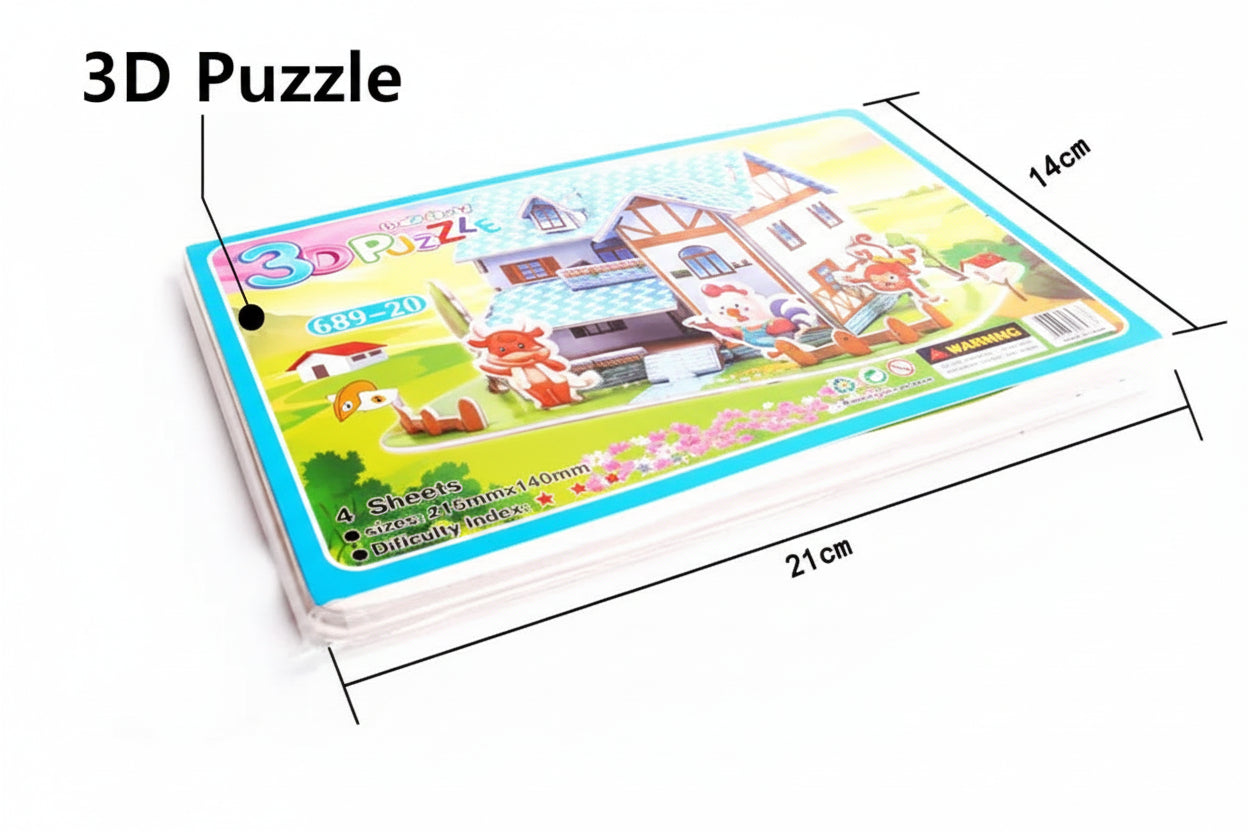 puzzle 3D de jolie petite maison I boutique1one