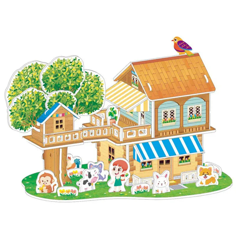 puzzle 3D de jolie petite maison I boutique1one 37
