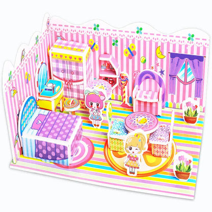 puzzle 3D de jolie petite maison I Full Puzzle 6 / ≈15cm/15cm